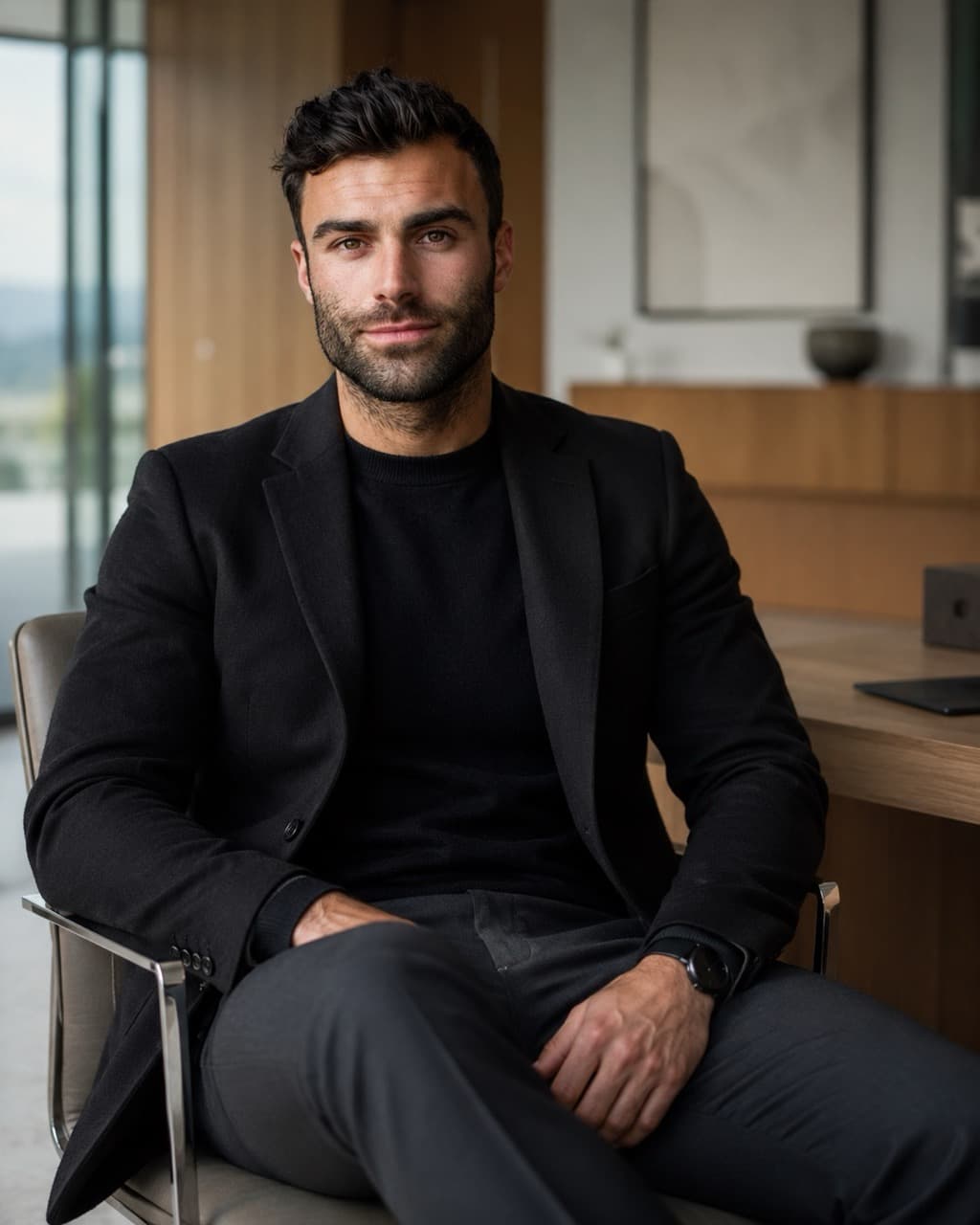 Executive AI-generated profile photo